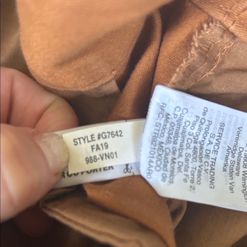 Madewell Rust Wide-Leg Pants - Picture 11 of 11